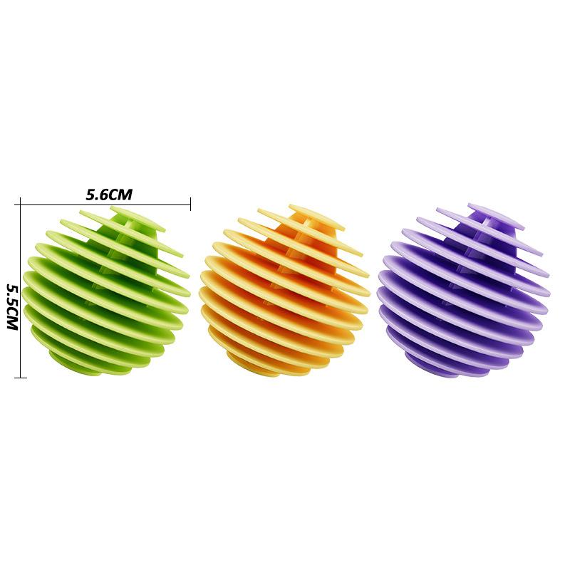 3PCS Reusable Magic Laundry Balls TPR Soft Anti-winding Clothes Cleaning Tools Household Washing Machine Clothes Dryer Balls