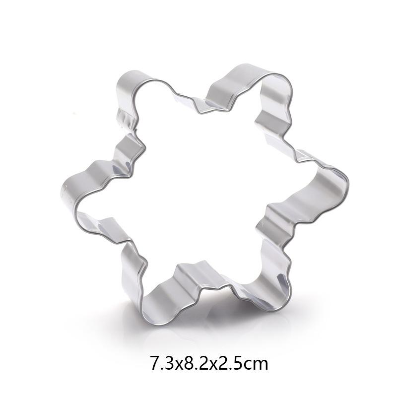 Christmas Cookie Cutter Gingerbread Xmas Tree Mold Christmas Cake Decoration Tool Navidad Gift DIY Baking Biscuit Mould