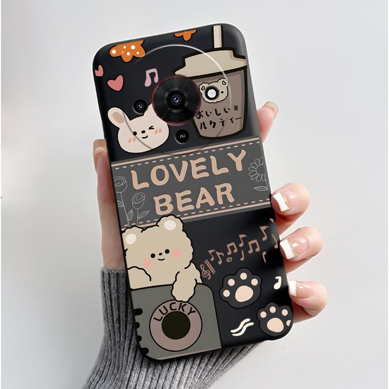 Cute Cartoon Case For ZTE Blade A76 5G Z2469N Capa Funda Printing Shell Protective Cover Soft Silicone Black Casing Coque