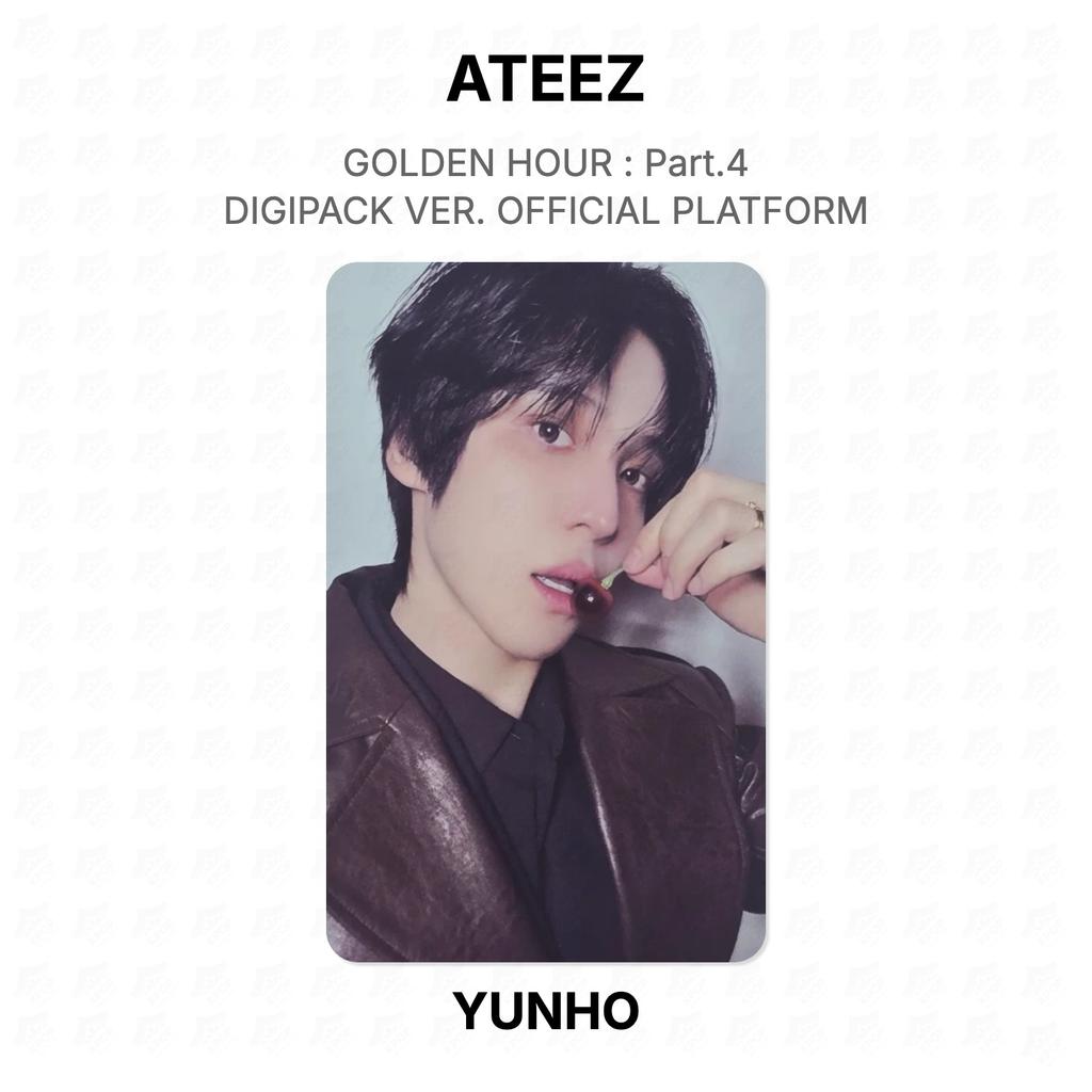 ATEEZ GOLDENE STUNDE : Teil 4 DIGIPACK VERSION. OFFIZIELLE PLATTFORM Offizielle Fotokarte