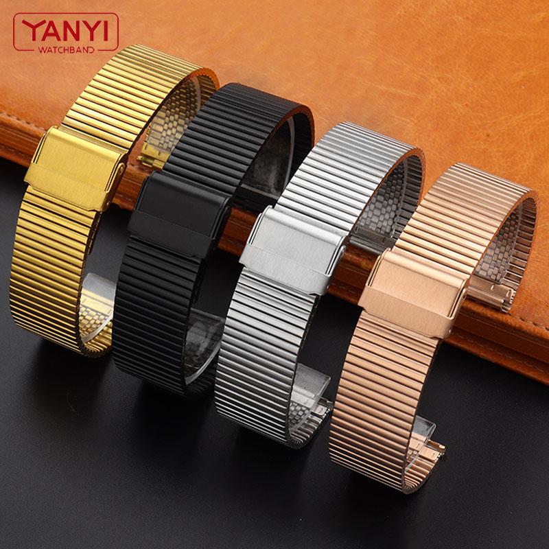 High Quality Milan Mesh Stainless Steel Watchband for Samsung Galaxy Watch Active 2 Gear S3 Watch Strap 18 20 22mm Watch Band
