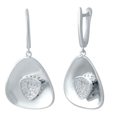 Silver Earrings with Cubic Zirkonia (2031116)