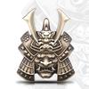 Japonský duch samuraj auto logo válečník lebka auto samolepka 3D trojrozměrná kovová upravená karoserie samolepka zadní samolepka terénní dekorativní samolepka