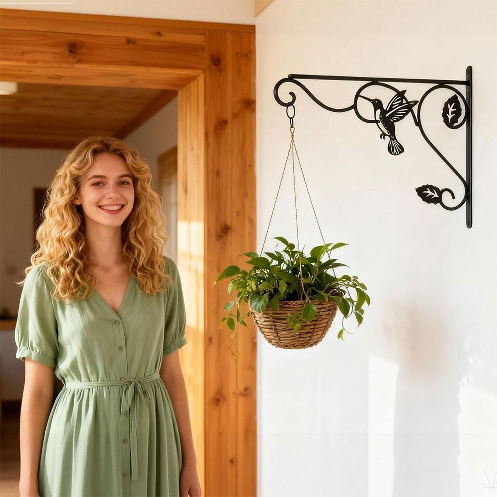 12 Inch Flower Pot Bracket Sturdy Hanging Bracket Decorative Hanger Planter Hanger  Garden Use