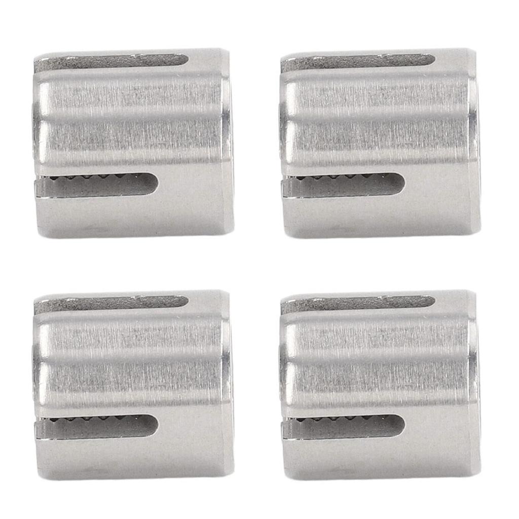 10Pcs Cross Cable Clamps 316 Stainless Steel M10 Cross Wire Rope Clamps for Cable Railing Kits Below 2mm