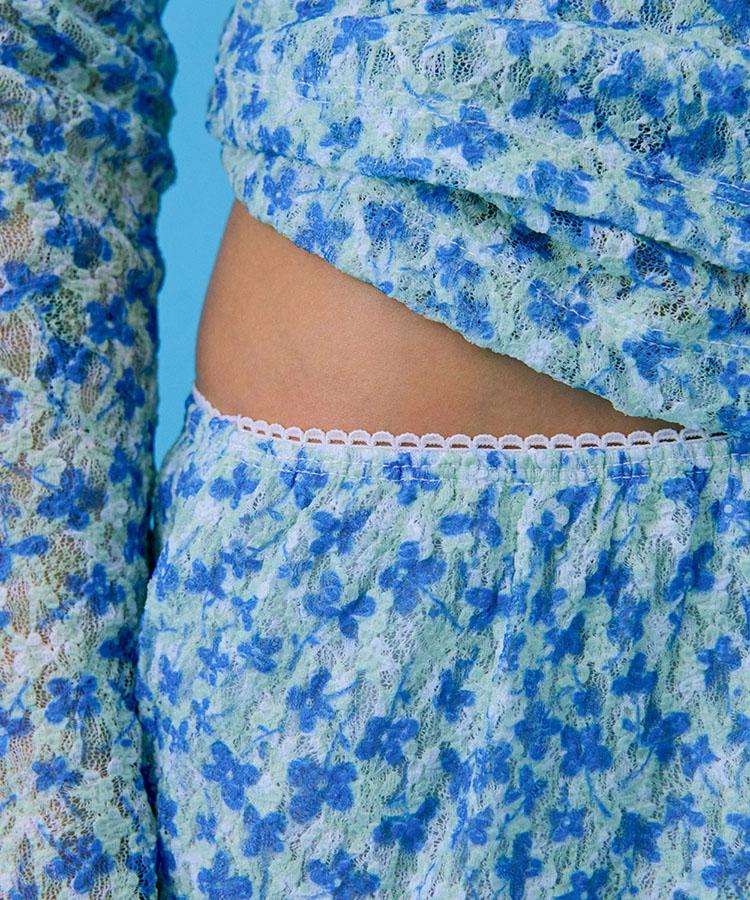 WNDERKAMMER Crinkle T-Shirt_Light Blue