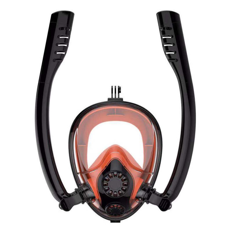 Full Face Snorkeling Mask with Dual Dry Tube