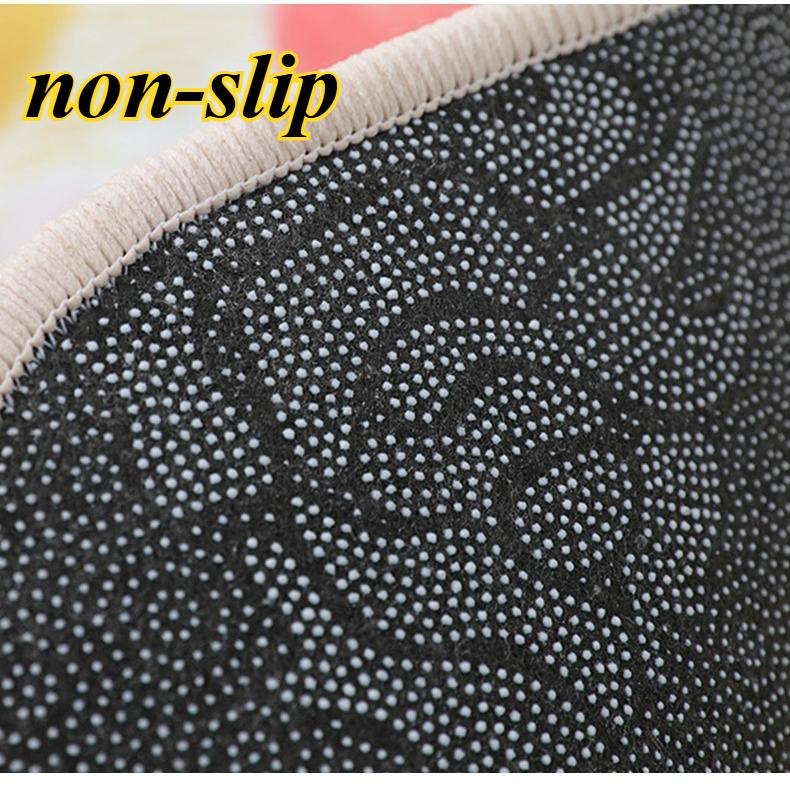 Cartoon Print Bathroom Cashmere Thickening Mat Bath Non-slip Carpets In Wash Basin Bathtub  Floor Rug Shower Room Doormat Memory Foam 3D Pad