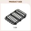 1/64 Car Roof Rack Micro Garage Scene Decor Miniature Cargo Carrier Realistic for Sand Table