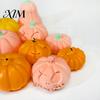 Zement Kürbisform DIY Kerze Silikon für Halloween, Handgemachte Duftkerzen Form, Harzguss Bastelarbeiten Gips Ton Epoxid
