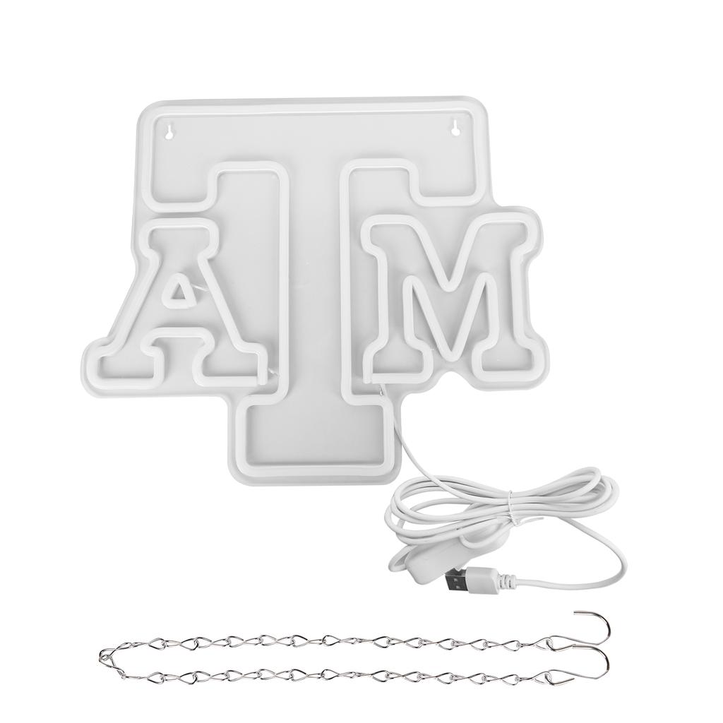 ATM Neon Sign for Wall Decor College ATM Neon Led Sign for Bedroom American Football Team Logo Dorm Decoration for College