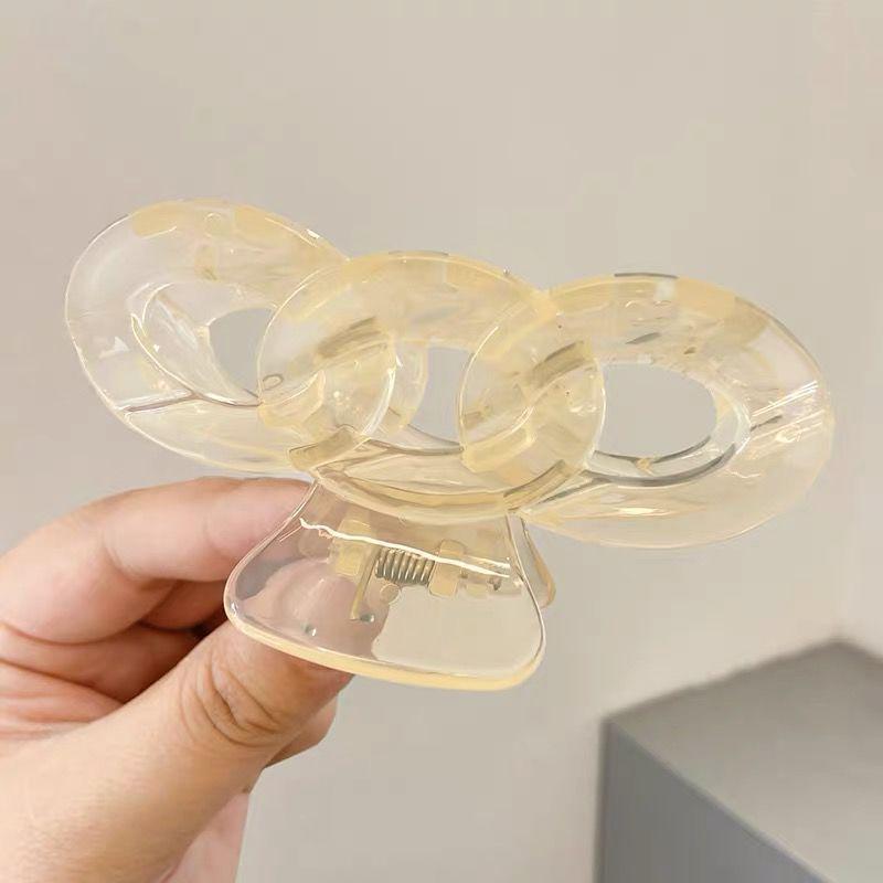 Elegant High-End Shark Hair Clip for Stylish Updos Approximately 9cm
