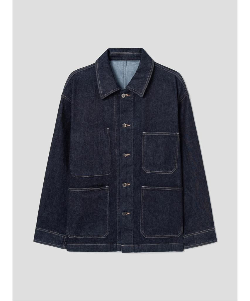 Shift.G Mallet Denim Coverall Jacket Navy