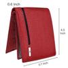 Stag Red/Black Leather Wallet for Men