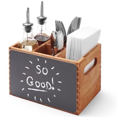 Wooden Box for Menus, Cutlery, Spices, and Writing Boards Hendi 664148