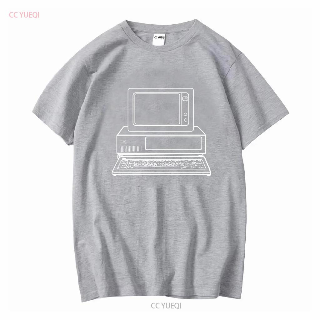 A1 Vintage 80s IBM Personal Computers On Campus T Shirt Adult XL Blue Mens long or short sleeves vintage Washed graphic
