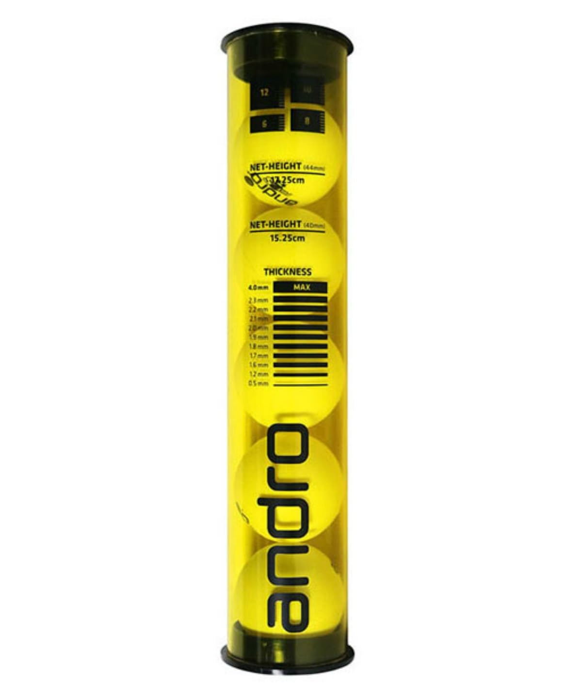 

Table Tennis Bag Multi Case Yellow [Andro]
