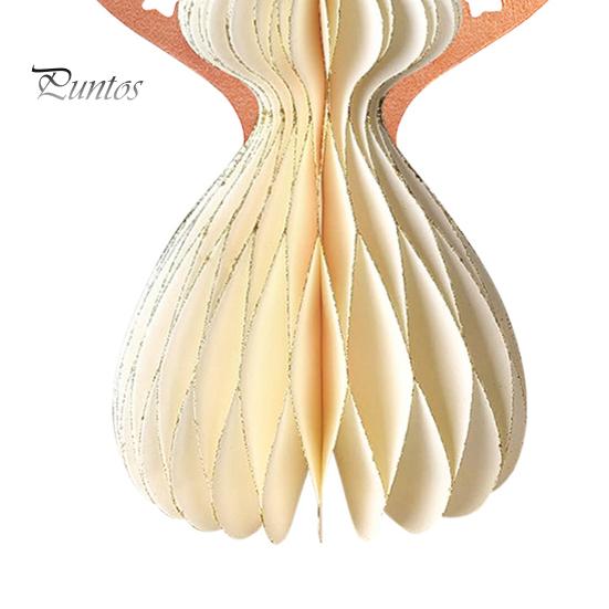 Andělská plástvová ozdoba Papírový anděl Závěsná ozdoba s třpytivým okrajem 3D plástvová andělská dekorace na narozeninovou oslavu svatbu