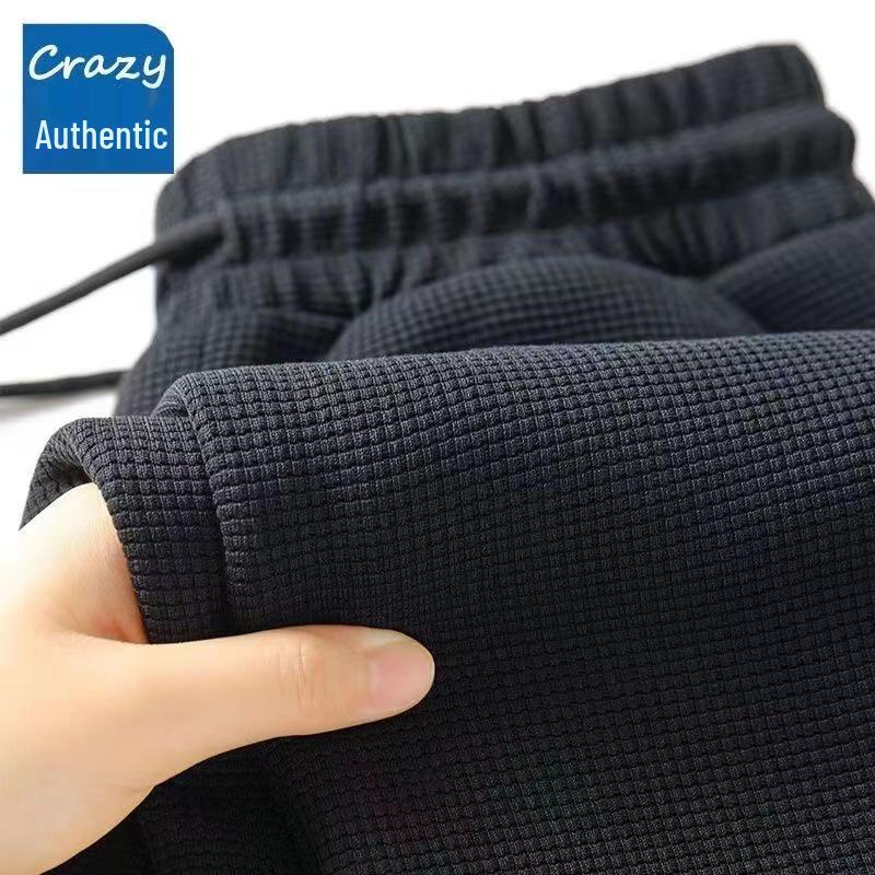 

Мужские вельветовые спортивные брюки прямого кроя больших размеров на подкладке - Осенне-зимние тяжелые вафельные трикотажные повседневные длинные брюки 4XL