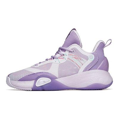Bubble Bounce Durable Non-Slip Low-Top Basketball Shoes Men Sneaker Purple 112211603Q-2
