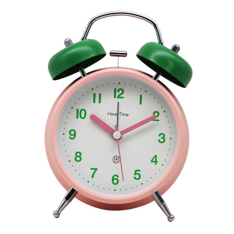 Children's Alarm Clock, Student-specific Wake-up Artifact, Boy and Girl Night Light, High-looking Small Clock, Desktop Silent Clock