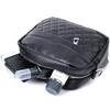Bequeme Damen-Umhängetasche mit Münzbörse aus Öko-Leder VINTAGE Bag 22796 Schwarz