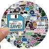 50/100 Pezzi Adesivi Hacker di Rete Programmazione Divertenti Cartoni Animati Ingegnere IT Adesivo per Computer Valigia Laptop Chitarra Telefono Decalcomanie