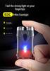 Compact Waterproof Multi-Function Keychain Flashlight with Magnetic Base and Emergency/Bike Warning Light