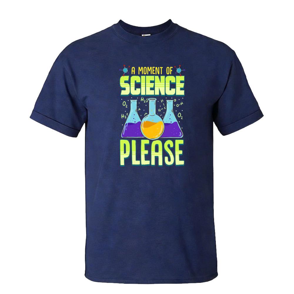 A Mounisext Of Science Please Summer Unisex Cotton Crew Neck Tshirts Cartoon Lab Glassware Print Funny Chemistry Nerd Holiday Apparel