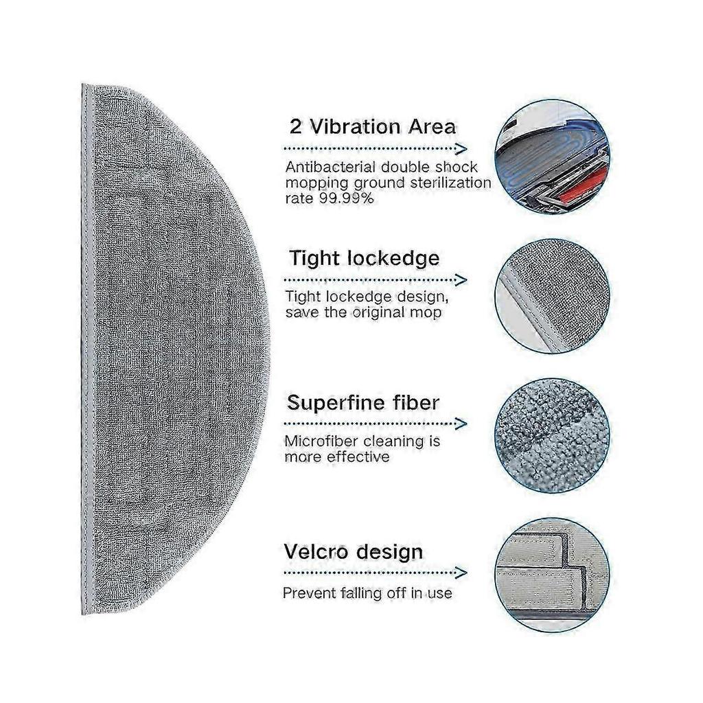 Accessories Kit for S8 Pro Ultra / S8+/ S8 Robot Vacuum Cleaner Main Brush Filter Side Brushes Mop