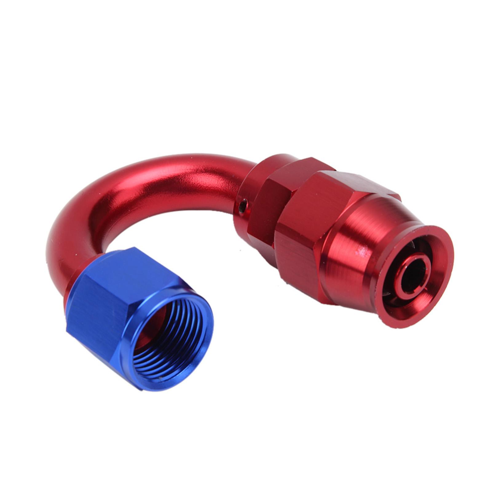 

AN8 Hose End Fitting Swivel Aluminum Alloy Adapter for Oil Cooling to Oil Pipe