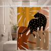 Bathroom Thickened Waterproof Curtain Mildew Proof Shower Curtain Shower Partition Curtain Shower Curtain Bathroom Curtain Free Perforation