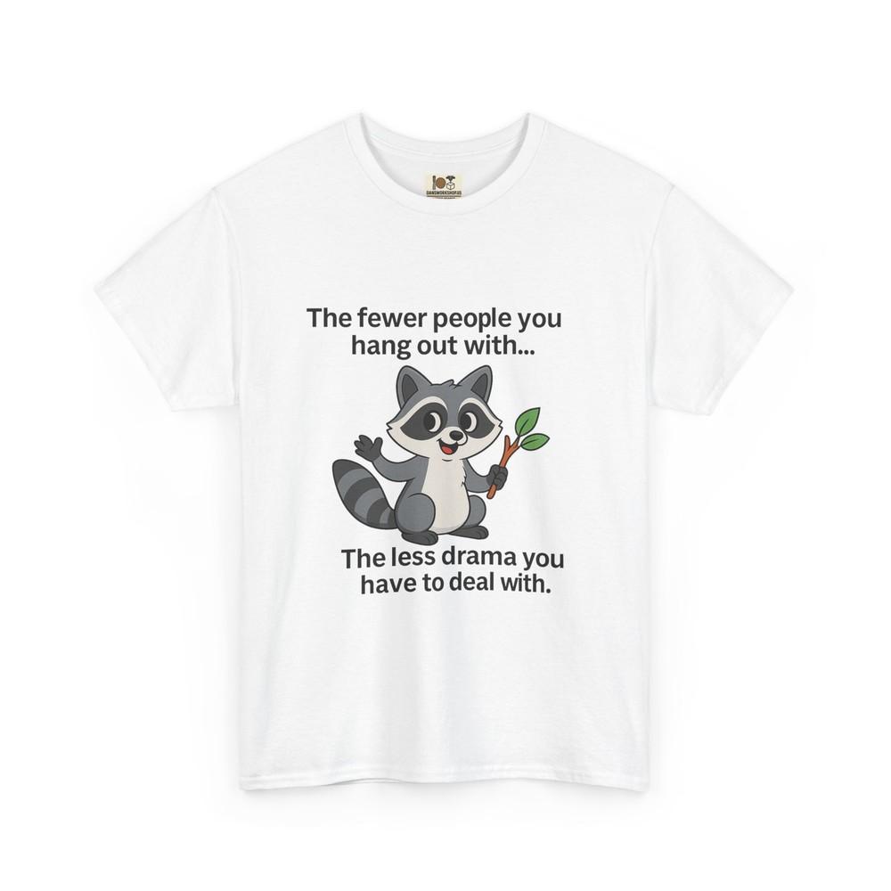 

Funny Raccoon Tee, Gift for Friends, Humor Shirt,Animal Lover Apparel,Unisex Tee M