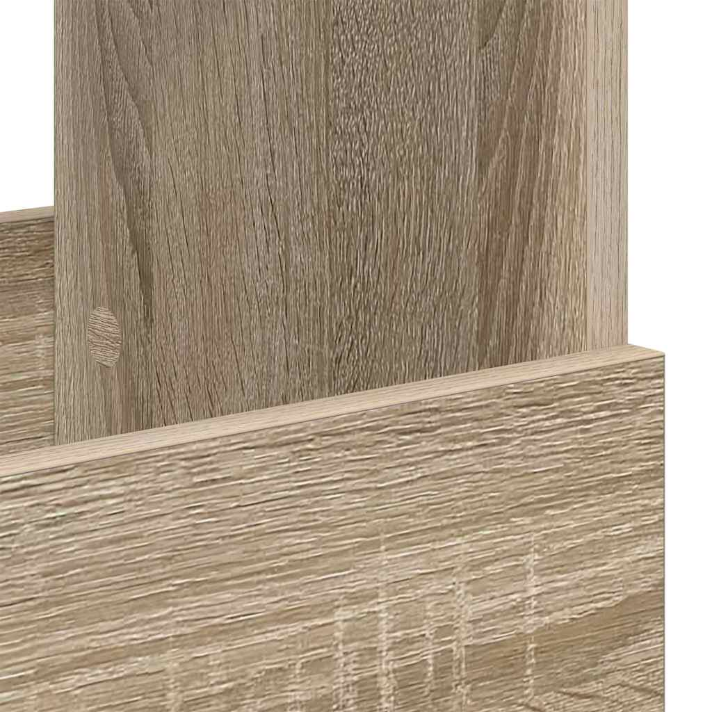 Magazine Rack in Sonoma Oak 102 x 30 x 45 cm