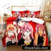 3D Printed Anime We Never Learn Bedding Set Duvet Cover Bedroom Comforter Single Twin King _Size Quilt Cover Home Textiles