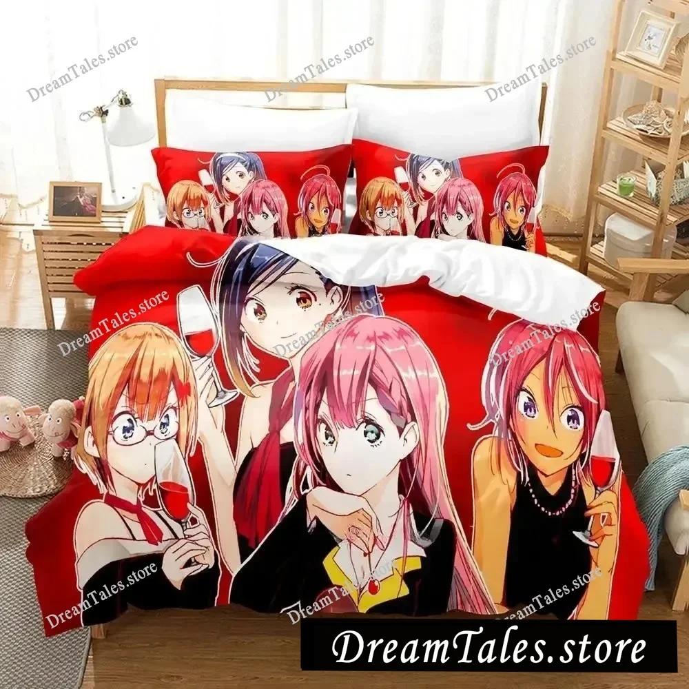 3D Printed Anime We Never Learn Bedding Set Duvet Cover Bedroom Comforter Single Twin King _Size Quilt Cover Home Textiles