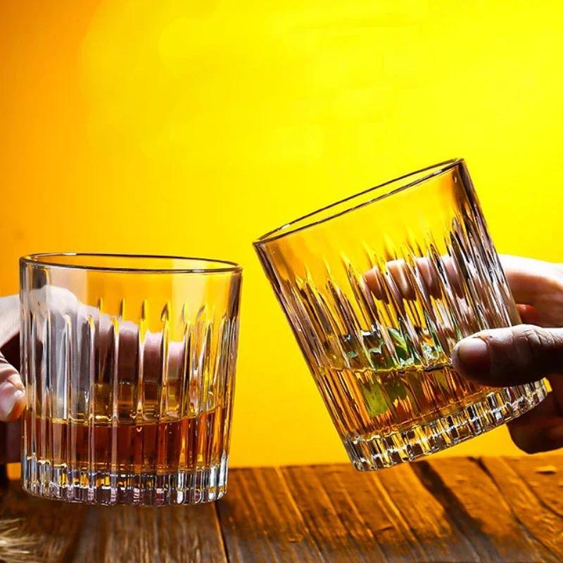 300ml/340ml Whiskey Cup Foreign Wine Glass Crystal Glass Cup for Bar Home Wine Ware Wholesale Cups European Style Coffee Cups