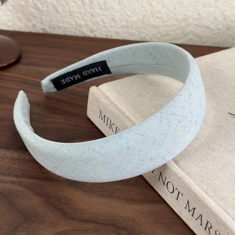 

Женский элегантный обруч для волос весна/лето ромбовидная решетка повязка на голову милая губка широкая резинка для волос женская модная ретро заколка для волос