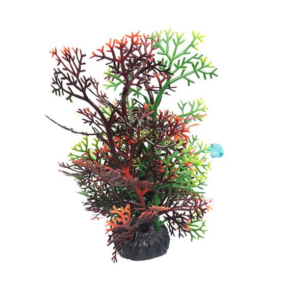 Symulacja plastikowe rośliny wodne akwarium dekoracja krajobrazu zbiornika żółwia