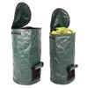 2 Pack Organic Compost Bags 15 Gallon 34 Gallon Garden Compost Bins Reusable PE Waste Disposal Compost Bags for Kitchen