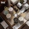 Retro Journal Sticky Notes Set - Kraft Paper Die-Cut Signs (6 Styles)