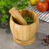 Kitchen Bamboo Mortar 9Cm Kinghoff Kh-1616