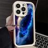 Phone Case for iPhone 17 Air 16E 15 16 Pro Max Earth Stars Space Universe Cover 14 Plus 13 12 Mini Soft Shell Silicone Fundas