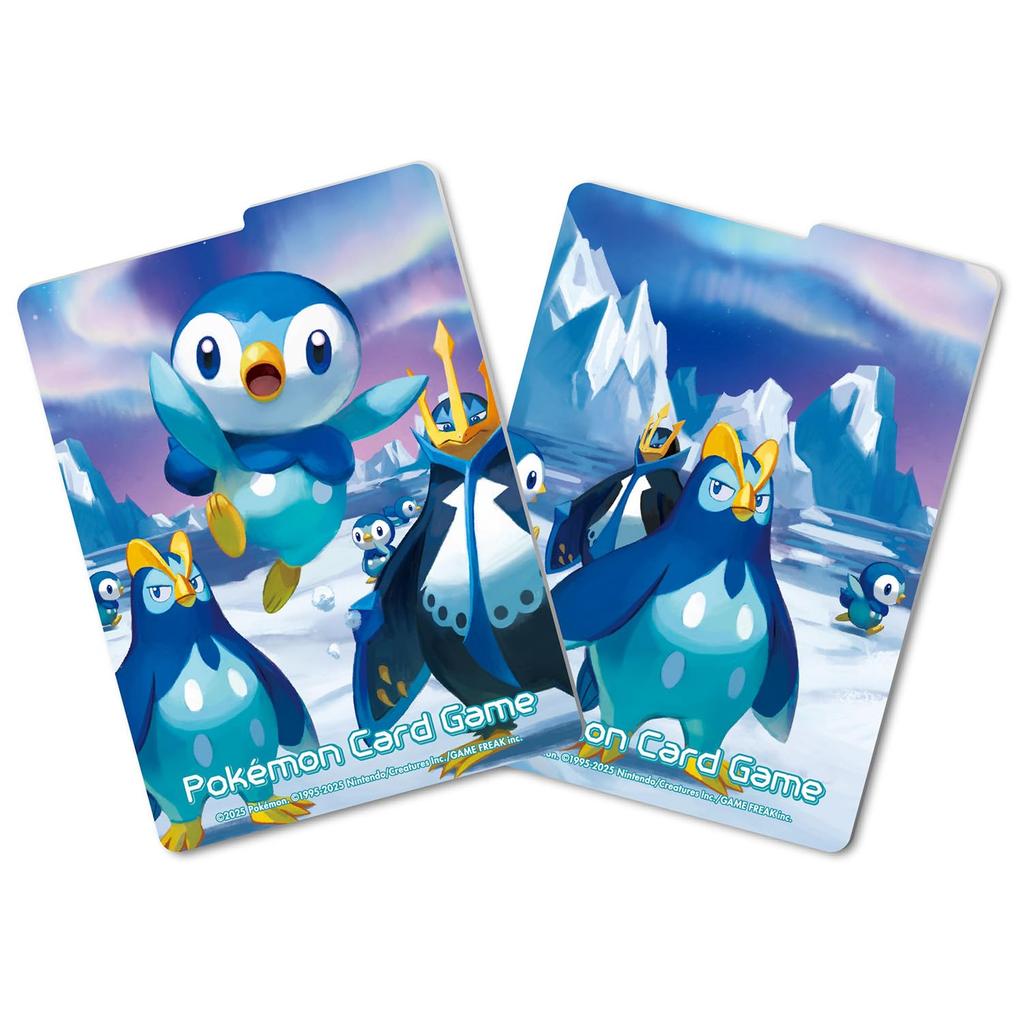 Pokémon Center Original Pokémon Card Game Deck Case: Piplup, Potaishi, and Empoleon
