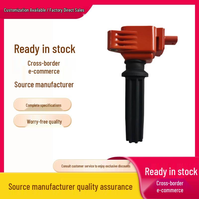 Red Ignition Coils CM5E12A366BC, CM5E12A366CA, LR084889 for Ford Lincoln 4-cylinder