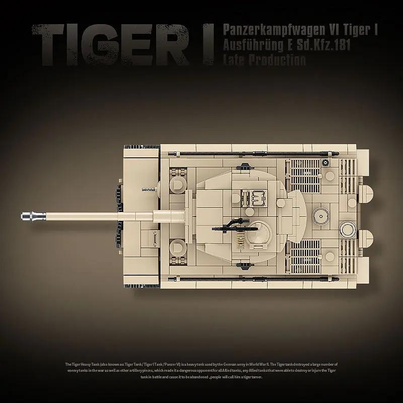 Premium-Quality 100233 Superior-Grade German High-Standard Tiger Military-Themed High-Standard Armored Transport Vehicle Afv First-Class
