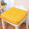 Supportive Cushion for Bay Window Modern Stylish Chair Cushion, Ultra Soft Square Geometric or Comfortable Floor Seat Mat Meditation Plant Prints,