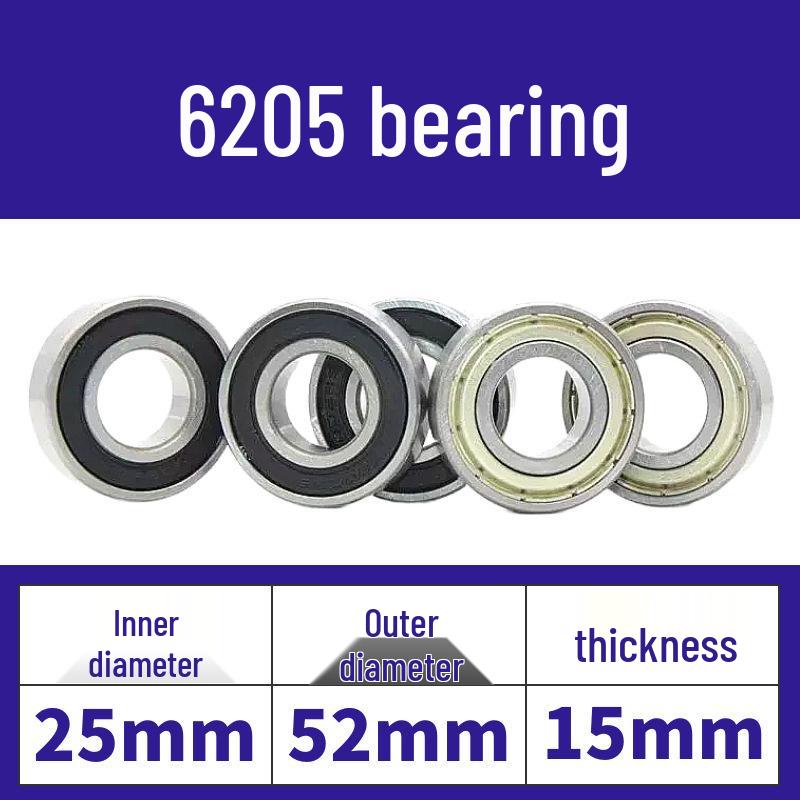 Luoyang Yüksek Kaliteli Dayanıklı Aşınmaya Dayanıklı Derin Kanallı Bilyalı Rulman 6200-6206 Serisi