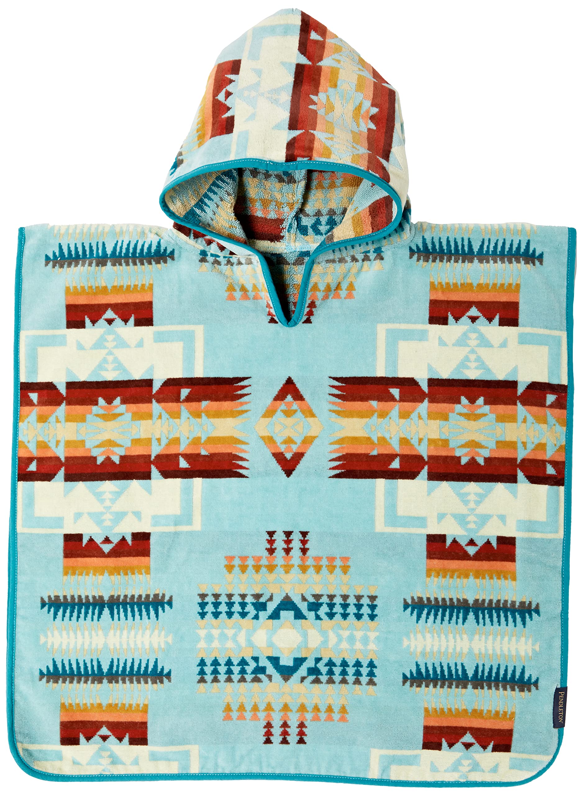 

Pendleton XB243 Jacquard Children s Hooded Towel, CHIEF JOSEPH AQUA [Parallel Import]