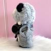 Duffle Coat, Pruhovaná Košile, Kalhoty a Sada Sluchátek pro 10cm Panenku, Šedá, Plyšová Hračka, Kigurumi, Doplňky, Otaku, Panenka, Maskot, Kostým pro Kpop Panenku
